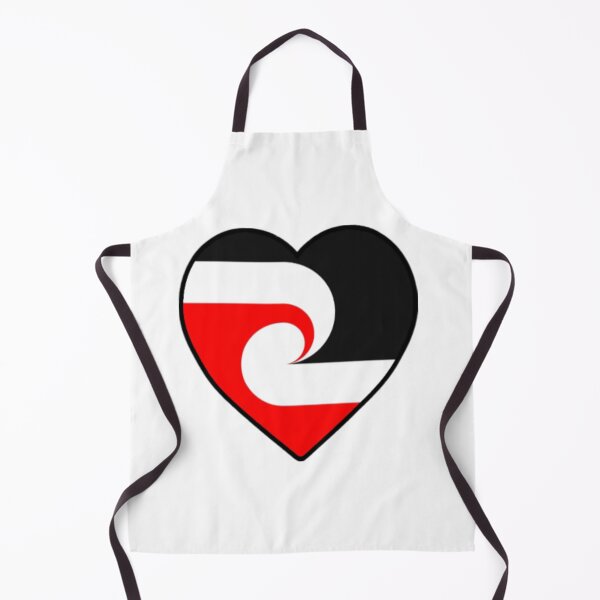 Item preview, Native Tino Rangatiratanga Flag Of New Zealand Heart Shape 2 designed and sold by CultDigHoriz.
