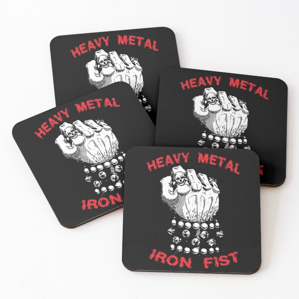 Item preview, HEAVY METAL-IRON FIST designed and sold by merchofthedead.
