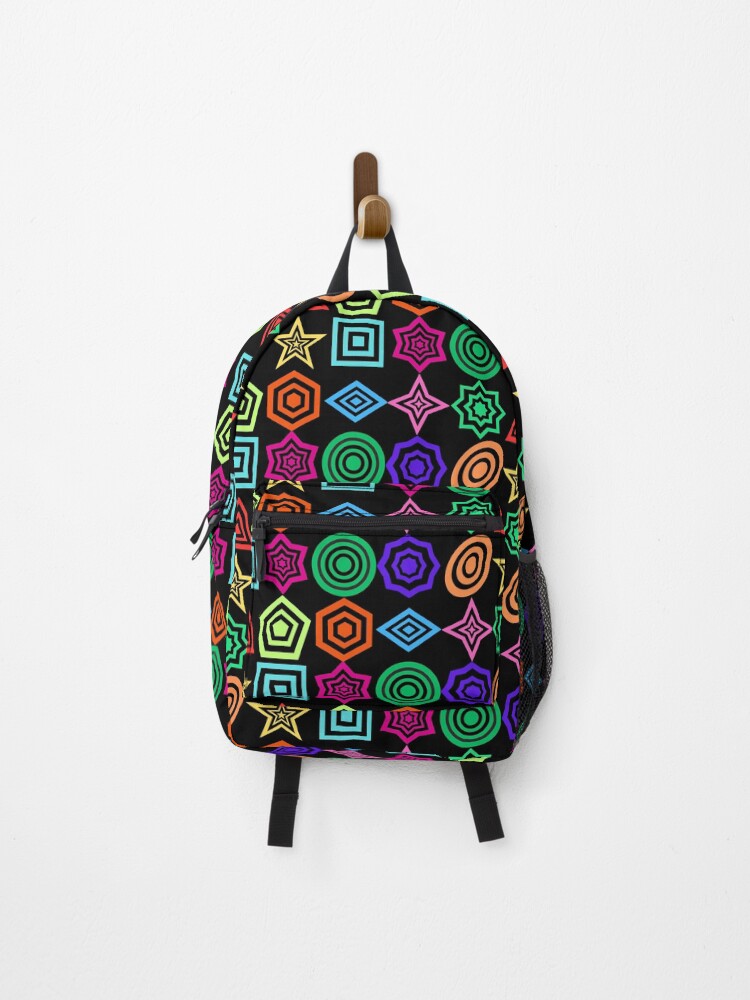 Thumbnail 1 of 3, Backpack, Fun geometric graphic patterns designed and sold by Jjc59.