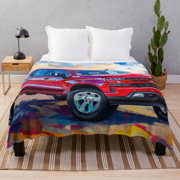 Item preview, Red Power: Digital Pop Art Chevrolet Silverado III designed and sold by AutoPopStudio.