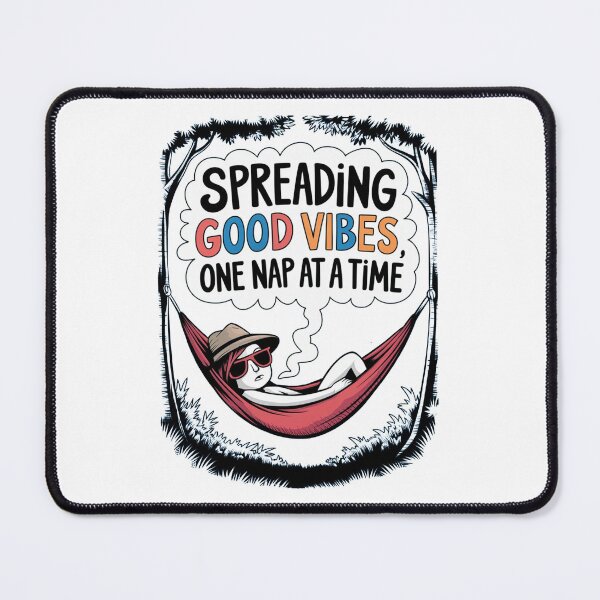 Item preview, Spreading Good Vibes, One Nap at a Time designed and sold by ZAIKY DREAMS.