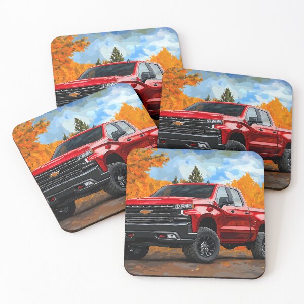 Item preview, Red Power: Digital Pop Art Chevrolet Silverado VI designed and sold by AutoPopStudio.