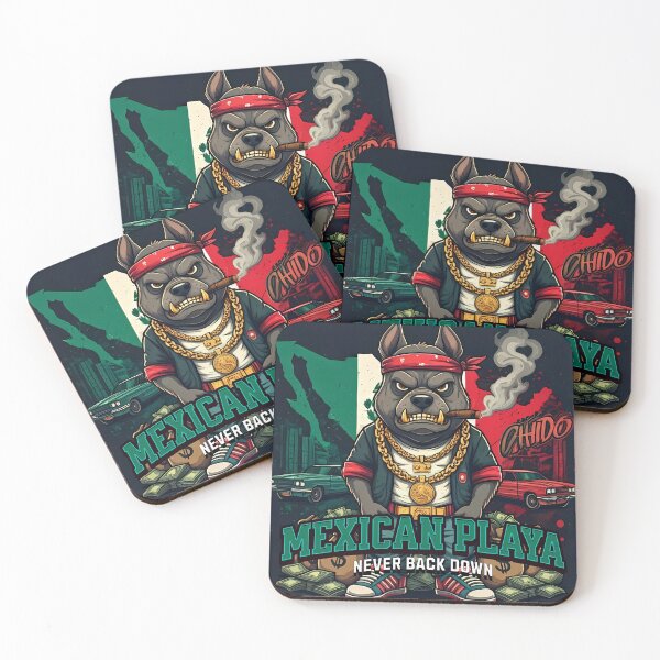 Item preview, Mexican Playa – Never Back Down designed and sold by El Alkimizta Art Store.