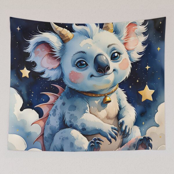 Item preview, Moonlit Koala Dragon – Dreamy Sky Guardian designed and sold by Nickyayee.