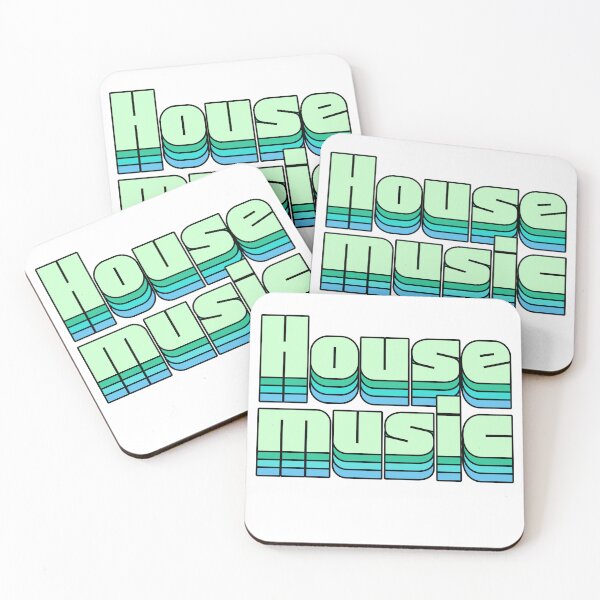 Item preview, HOUSE MUSIC  - Staged Gradient Vibes (Green)  designed and sold by Discothreadz.