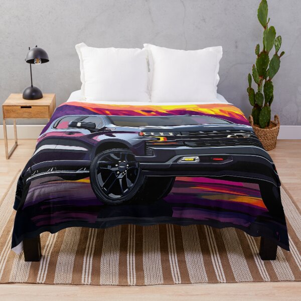 Item preview, Steel Strength: Grey Chevrolet Silverado Pop Art Print designed and sold by AutoPopStudio.