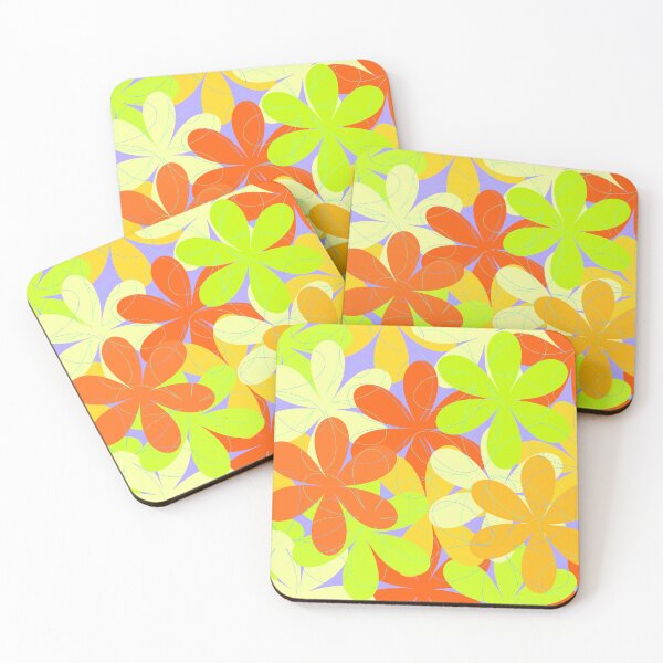 Item preview, orange colorful flower  designed and sold by yunee.