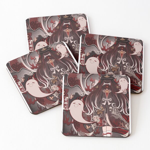 Item preview, hutao Genshin imapct wallpaper designed and sold by bashhonkdesign.