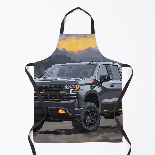 Item preview, Steel Strength: Grey Chevrolet Silverado Pop Art Print IV designed and sold by AutoPopStudio.