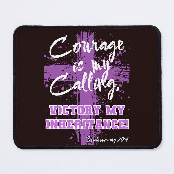Item preview, Bold Christian Declaration - Courage and Victory go hand in hand designed and sold by PolynesianGrace.