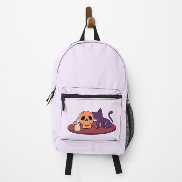 Item preview, Kitty and Skull (Halloween) designed and sold by makell-creates.