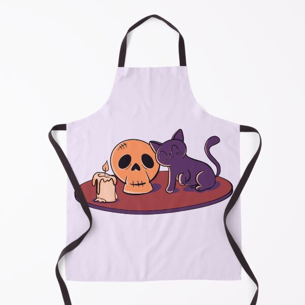 Item preview, Kitty and Skull (Halloween) designed and sold by makell-creates.