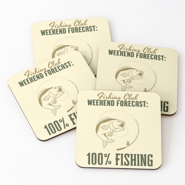 Item preview, Weekend Forecast: 100% Fishing designed and sold by Doodle Whimsy.