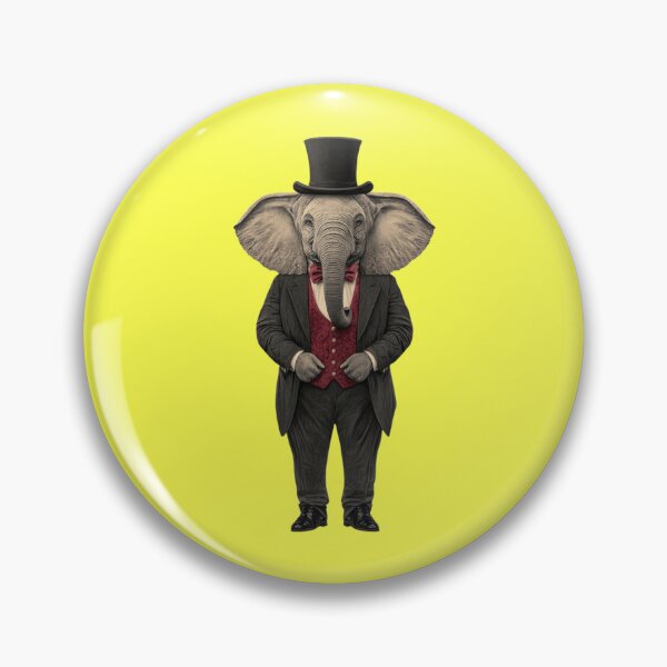 Item preview, funny elephant in a tailcoat designed and sold by Mauswohn.