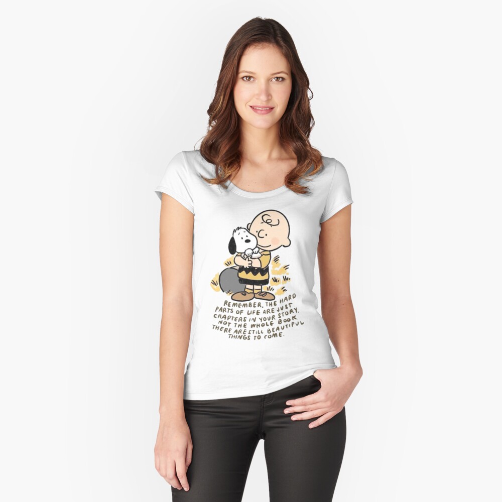 Vista previa del artículo con la obra «Camiseta entallada de cuello ancho», diseñado y vendido por Satisbuy.