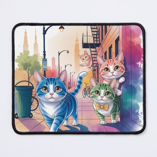 Item preview, Urban Cat Friends designed and sold by SpeakingPrint2.