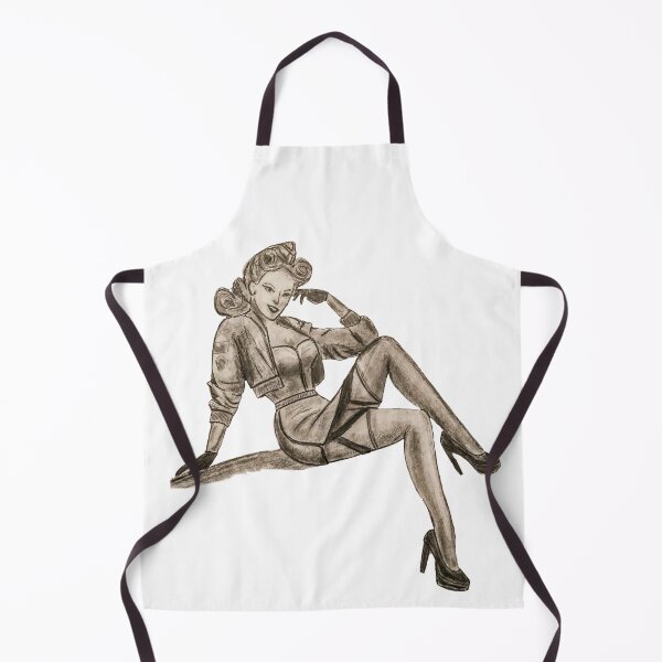 Item preview, pin up girl designed and sold by WisniaRysuje.