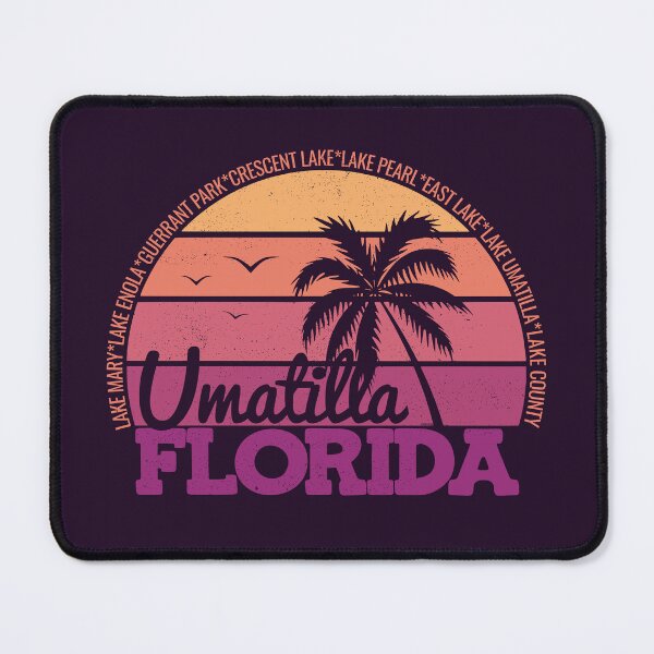 Item preview, Umatilla Florida Retro Sunset Local Pride Logo designed and sold by CRHPOD20.