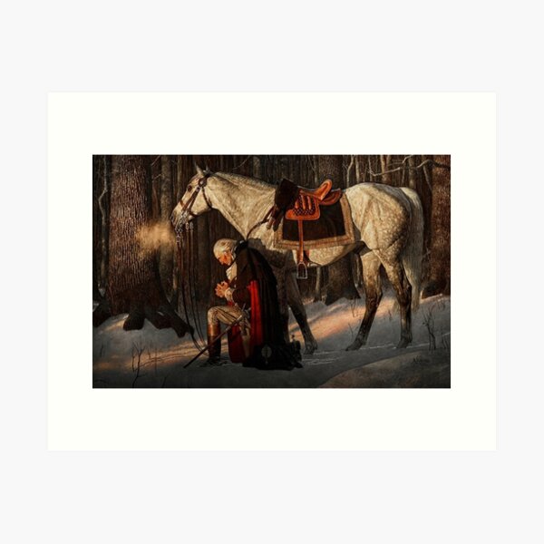 Item preview, George Washington A Prayer at Valley Forge Painting designed and sold by RogerMartha.