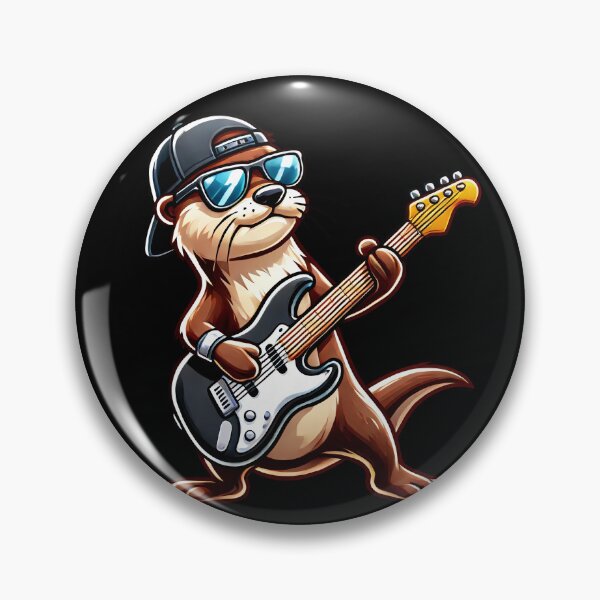 Item preview, Otter Electric Guitar Guitarist Concert Music Lover designed and sold by rafaeltto.