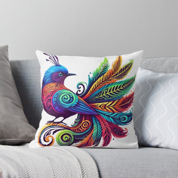 Item preview, Colourful Fantail Maori Kaitiaki  designed and sold by CultDigHoriz.