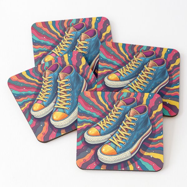 Item preview, Abstract Colorful Tennis Shoe  designed and sold by calibrit.