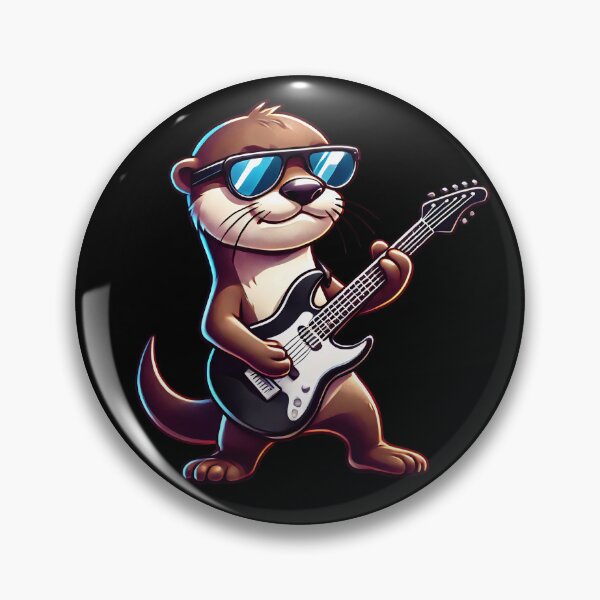 Item preview, Otter Electric Guitar Guitarist Concert Music Lover designed and sold by rafaeltto.