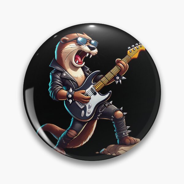 Item preview, Guitarist Otter Electric Guitar Concert Music Lover designed and sold by rafaeltto.