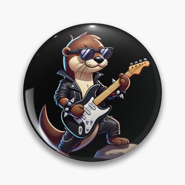 Item preview, Guitarist Otter Electric Guitar Concert Music Lover designed and sold by rafaeltto.