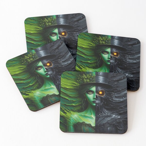 Item preview, Duality-green and black designed and sold by GothicRubette.