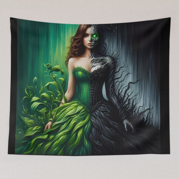 Item preview, Duality-green and black designed and sold by GothicRubette.