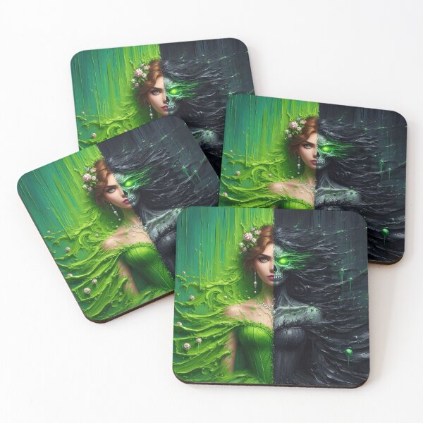 Item preview, Duality-green and black designed and sold by GothicRubette.