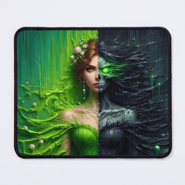 Item preview, Duality-green and black designed and sold by GothicRubette.