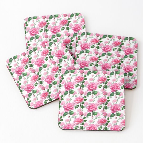 Item preview, Pink Rose Flower Pattern Design - White  designed and sold by PatternTitan.