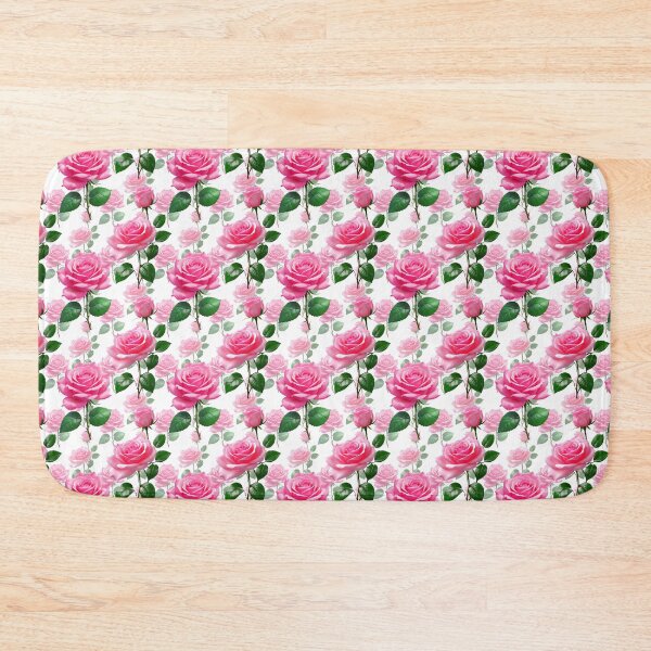 Item preview, Pink Rose Flower Pattern Design - White  designed and sold by PatternTitan.