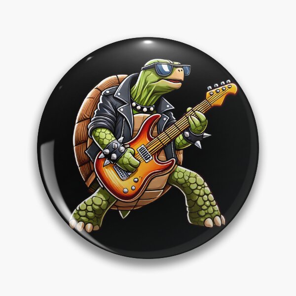 Item preview, Sulcata Tortoise Guitarist Electric Guitar Concert Music Lover designed and sold by rafaeltto.