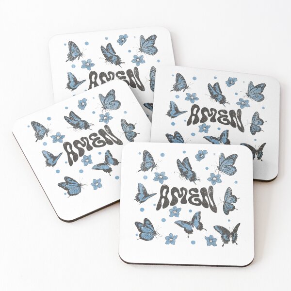 Item preview, Floral Butterfly Amen, Retro Amen, Preppy Easter designed and sold by Nicobondar.