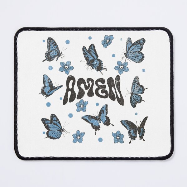 Item preview, Floral Butterfly Amen, Retro Amen, Preppy Easter designed and sold by Nicobondar.