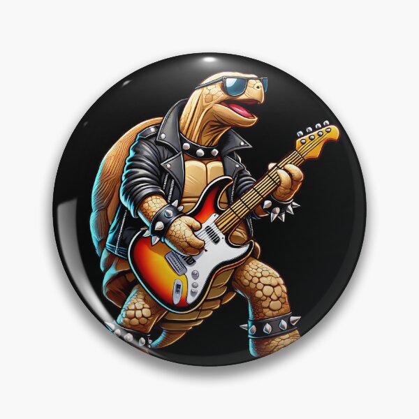 Item preview, Sulcata Tortoise Guitarist Electric Guitar Concert Music Lover designed and sold by rafaeltto.
