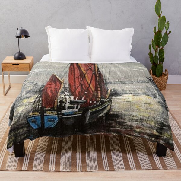 Item preview, Thames sailing barge approaching Tower Bridge London designed and sold by Mackenzie Moulton International Artist .