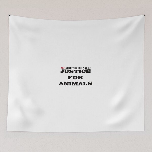 Item preview, ALF, Justice for Animals designed and sold by VEGANIMAL Shop.