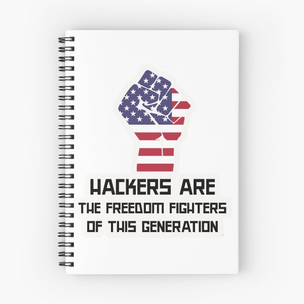 Item preview, Hackers are Freedom Fighters designed and sold by CyberMaverick80.