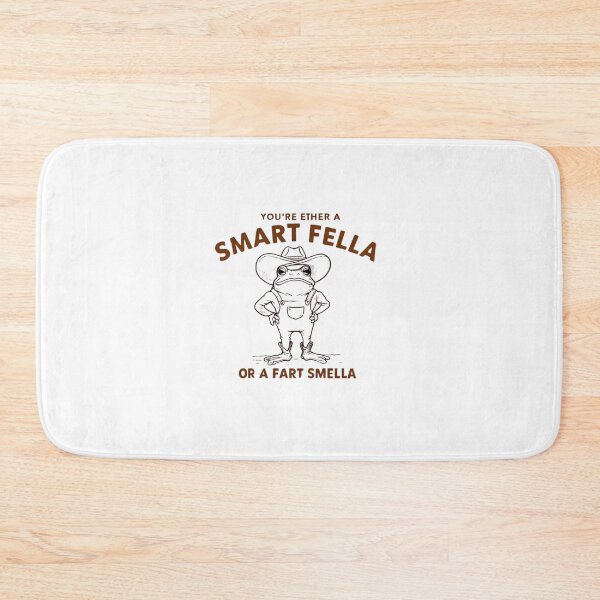 Item preview, "Are You a Smart Fella or a Fart Smella?" – Funny Wordplay Humor Design designed and sold by Colorful-Garden.