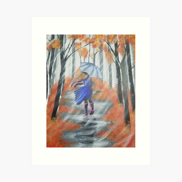 Item preview, Walk in the Rain designed and sold by Piggie's Creations.