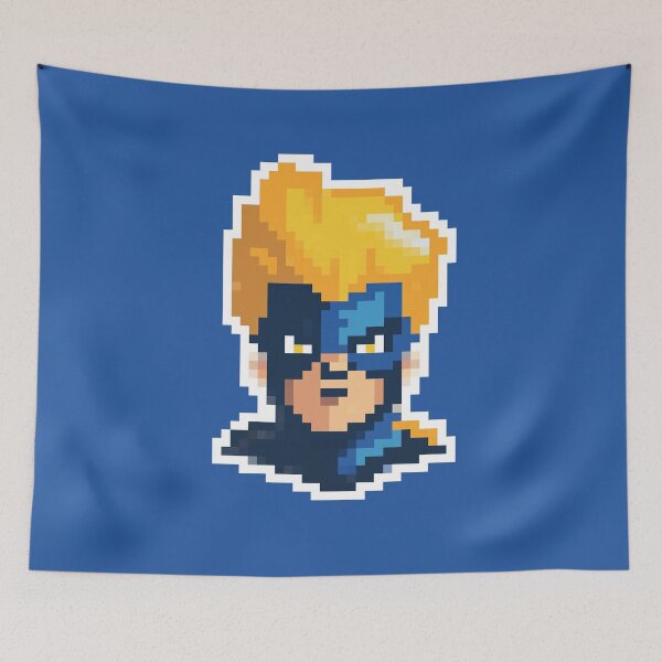 Item preview, Retro superhero pixel art  designed and sold by Fixelgraphic.