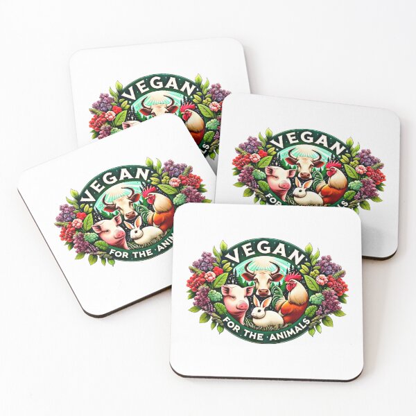 Item preview, Vegan for the Animals 1 designed and sold by VEGANIMAL Shop.