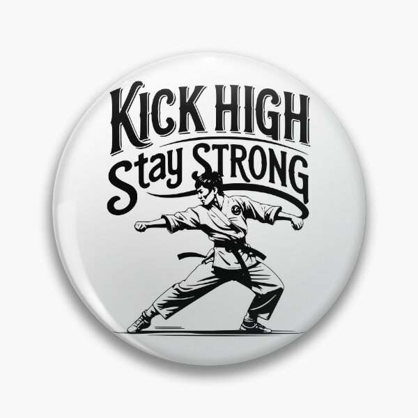 Item preview, Taekwondo Martial Arts Design Kick High, Stay Strong designed and sold by postprocess.