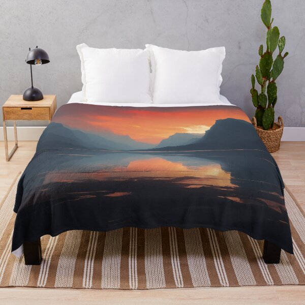 Item preview, Twilight's Glow: A Mountain Lake Dramatic Reflection designed and sold by REPTISLAV.