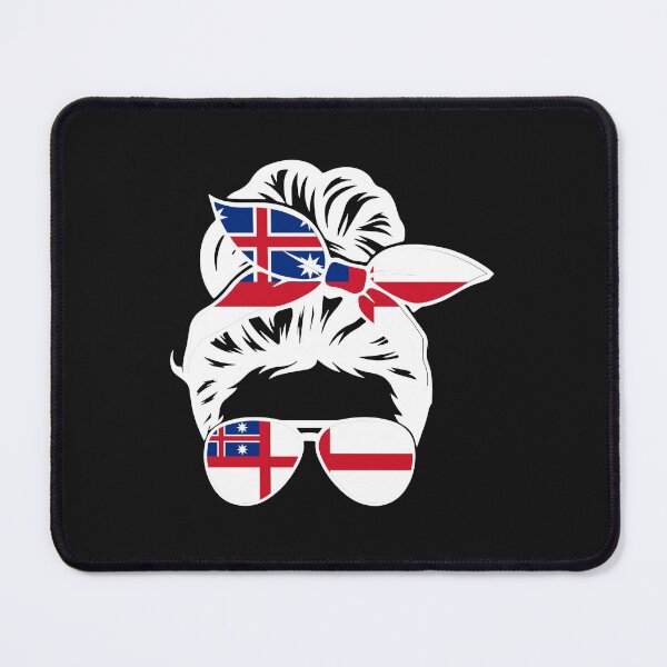 Item preview, Messy Bun New Zealand Maori Independance Flag designed and sold by CultDigHoriz.