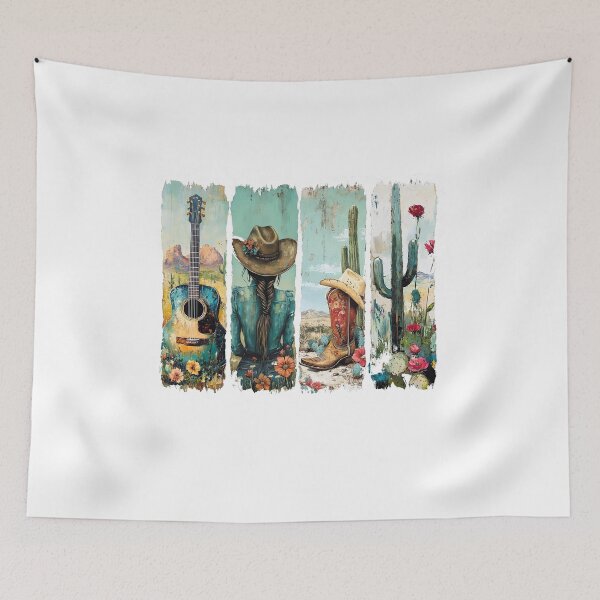 Item preview, Western Cowgirl, Cowboy Boots, Cowprint designed and sold by Sylwesterorliko.